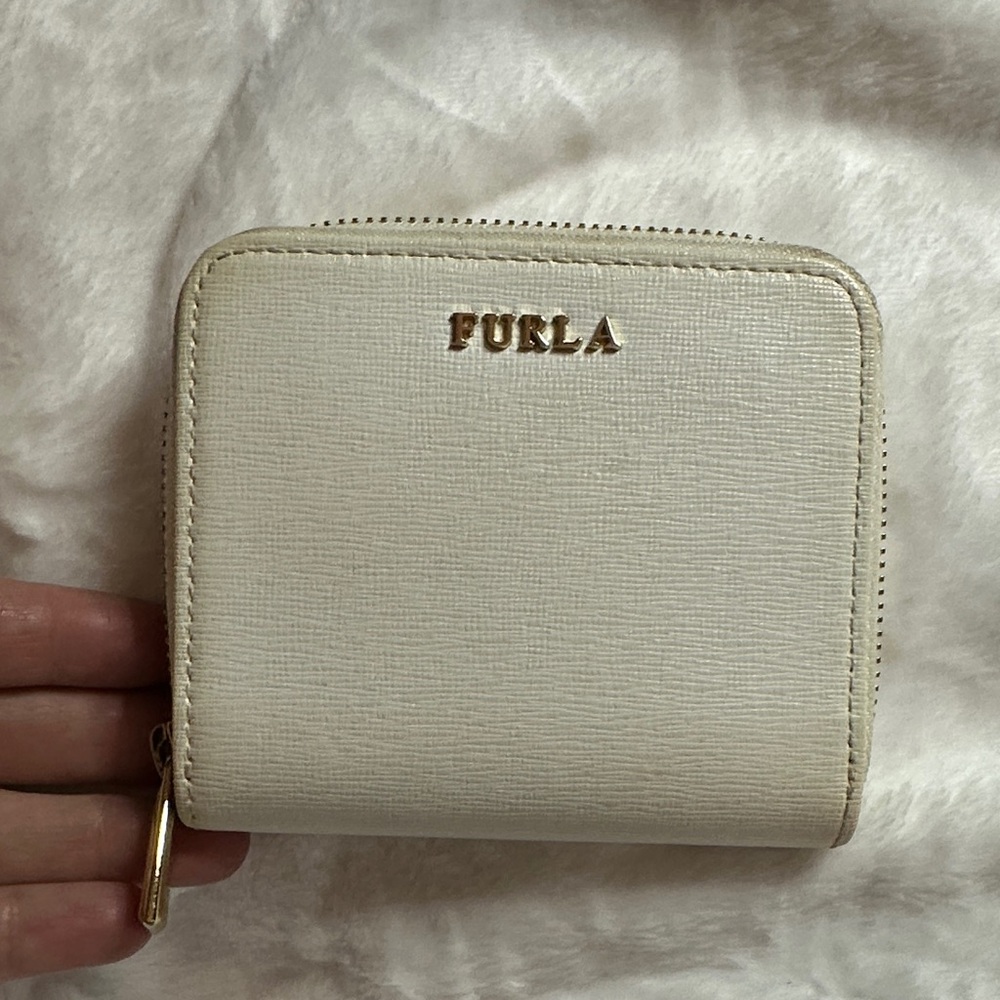 Furla Ivory Zip-Around Wallet